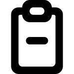Fileboard Minus 1593 SVG Icon